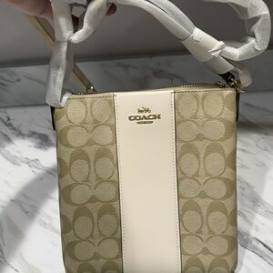 Coach Signature Mini Rowan File Bag